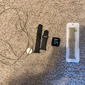 Apply watch Black Smartwatch with Extra Band